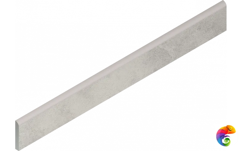 Italon Керамогранитный плинтус Millennium Battiscopa Silver 7,2x60 Nat Rett
