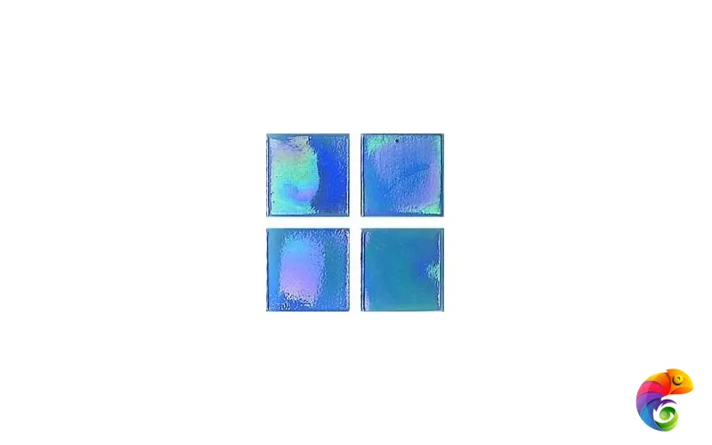 JNJ Стеклянная мозаика 1,5x1,5 Ice Jade IA63 сетка 295x295