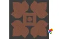 Вставка Ceramiche Grazia Old England Tozzetto Black Chester 4x4