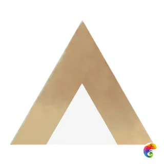 Керамическая плитка Petracers Triangolo Pinco Oro Su Bianco 17x17