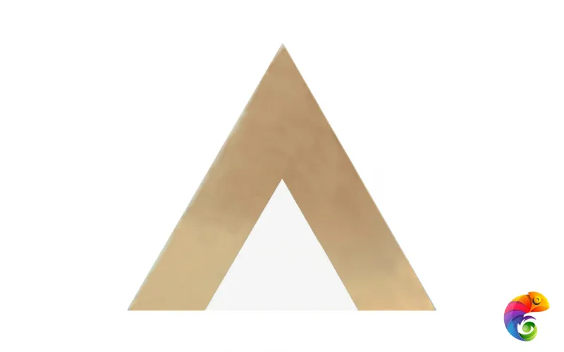Керамическая плитка Petracers Triangolo Pinco Oro Su Bianco 17x17
