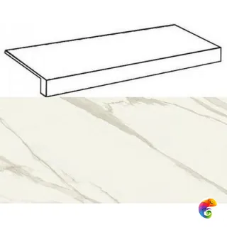 Керамогранит Italon Metropolis Scalino Ang. SX Calacatta Gold 33x120