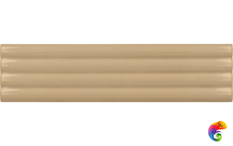 Плитка Equipe Costa Nova Onda Straw Glossy 5x20 см