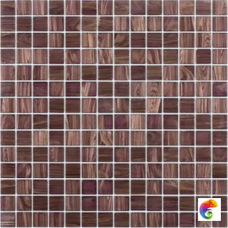 Rose Mosaic Стеклянная мозаика 2x2 G43(5) сетка 322x322