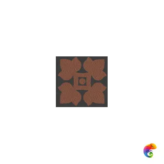 Вставка Ceramiche Grazia Old England Tozzetto Black Chester 4x4
