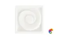 Вставка Ceramiche Grazia Essenze Onda Tozzetto Bianco Craquele 5,5x5,5