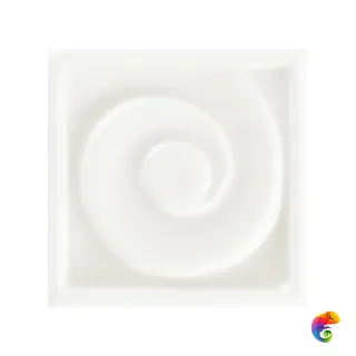 Вставка Ceramiche Grazia Essenze Onda Tozzetto Bianco Craquele 5,5x5,5