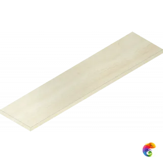 Italon Керамогранитная ступень Charme Advance Scalino Ang. SX Alabastro 33x120