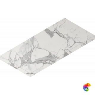 Italon Керамогранитная ступень Charme Evo Scalino Ang. SX Statuario 33x60 Nat
