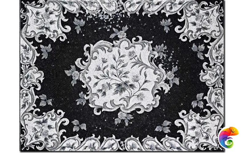 Мозаика Sicis The Mosaic Rug Blacke 180x240