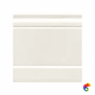 Плинтус Ceramiche Grazia Epoque Zoccolo Bianco Craquele 20x20