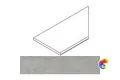 Italon Бордюр из керамогранита Avantgarde Silver Bordo 30x120 Round Dx