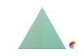 Керамическая плитка Petracers Triangolo Cristalli Verde 17x17