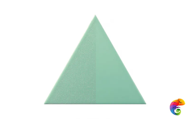 Керамическая плитка Petracers Triangolo Cristalli Verde 17x17