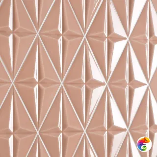 Керамическая плитка Etruria Design Concetto Spaziale Esagono Rombo Piano Light Pink 1° Scelta 13x22,2