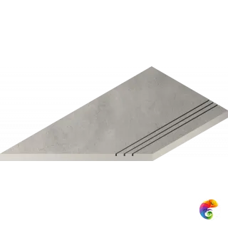 Italon Керамогранитный бортик Millennium X2 Bordo SX Silver 30x60 Grip