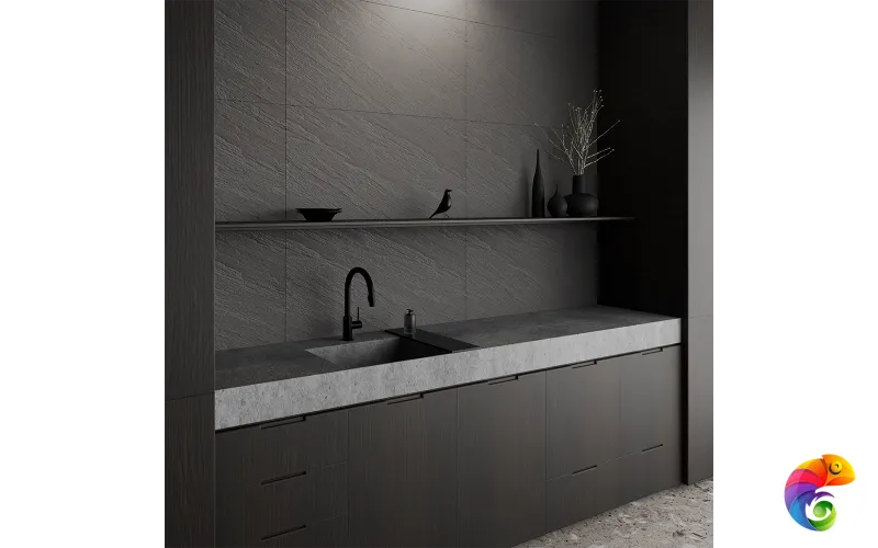 Керамогранит Art&Natura Slate Grey 60x120 см relief matt, full body