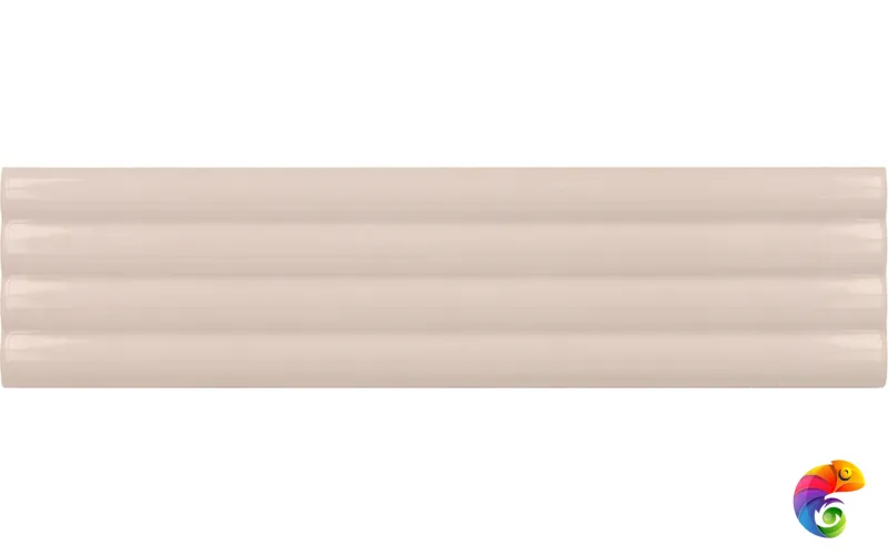 Плитка Equipe Costa Nova Onda Pink Stony Glossy 5x20 см