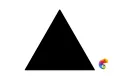 Керамическая плитка Petracers Triangolo Fondo Nero 17x17