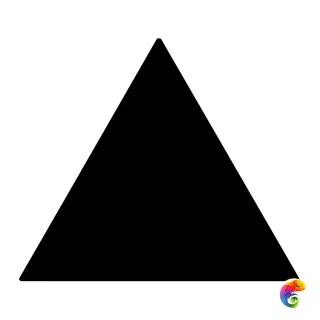 Керамическая плитка Petracers Triangolo Fondo Nero 17x17