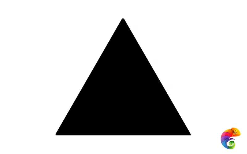 Керамическая плитка Petracers Triangolo Fondo Nero 17x17