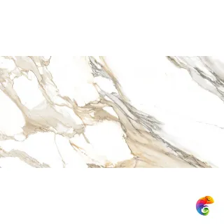 Керамогранит ART NATURA Ceramica Marmo Calacatta Porto Gold 60x120х0,9 Glossy