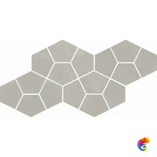 Мозаика Italon  Continuum Silver Mosaico Prism  20,5x41,3