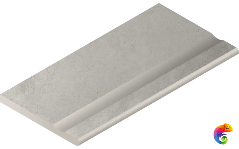 Italon Керамогранитный бортик Millennium X2 Bordo Svasato Round Silver 30x60 Nat