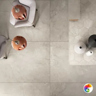 Керамогранит Keope Ceramiche Elements Lux Silver Grey Lap 60x120