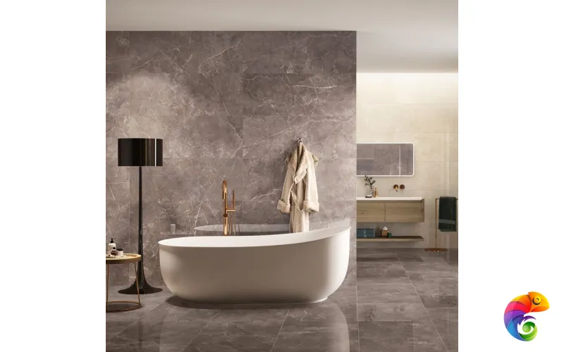 Керамическая плитка Love Ceramic Marble Tortora Shine 35x70