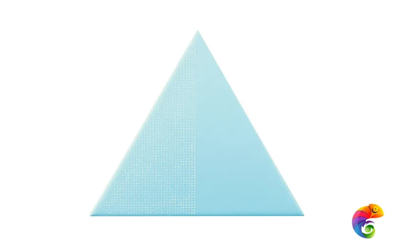 Керамическая плитка Petracers Triangolo Cristalli Azzurro 17x17