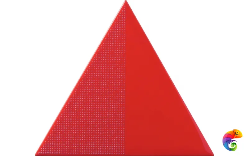Керамическая плитка Petracers Triangolo Cristalli Rosso 17x17