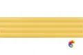 Плитка Equipe Costa Nova Onda Yellow Matt 5x20 см