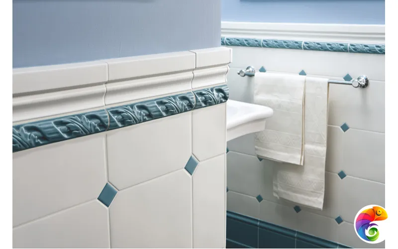 Бордюр Ceramiche Grazia Amarcord Igea Pavone Matt 5x20