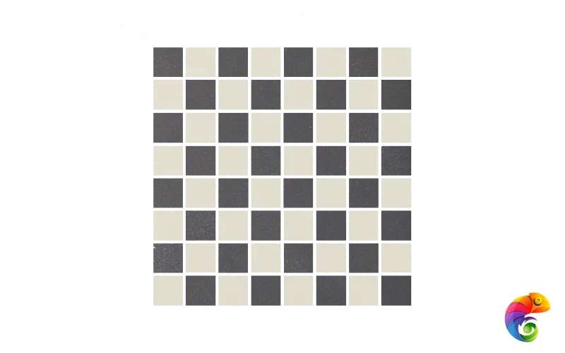 Мозаика Ceramiche Grazia Retro2 Mosaico Coal-Moon 30x30