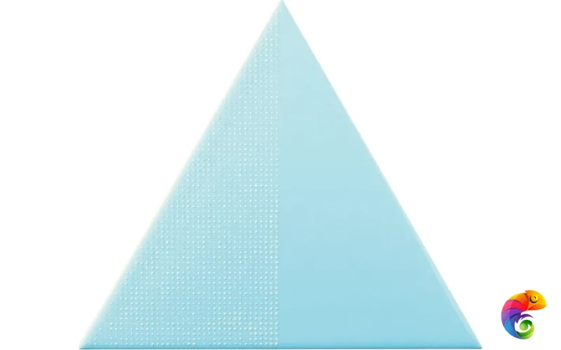 Керамическая плитка Petracers Triangolo Cristalli Azzurro 17x17