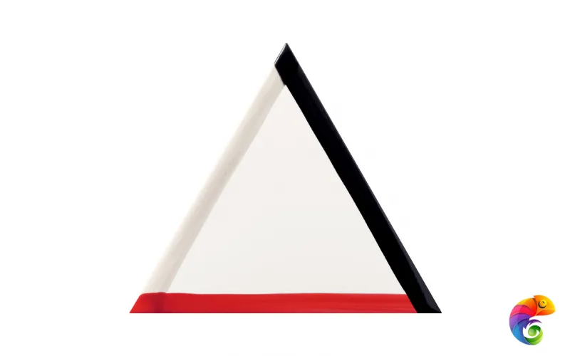 Керамическая плитка Petracers Triangolo Pennellato Grigio-Nero-Rosso 17x17