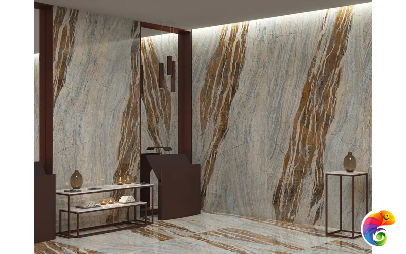 Керамогранит Apavisa Ocean Blue Polished 160x320