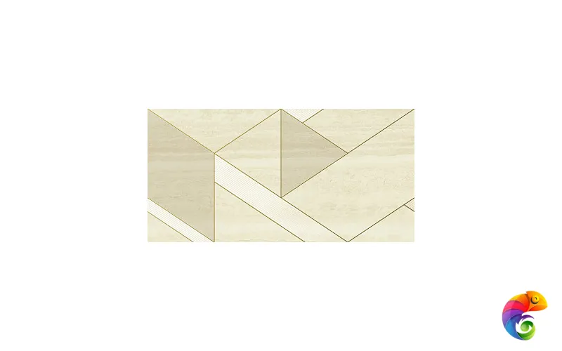 Керамогранитный декор Italon Charme Advance Alabastro Ins Golden Line Matt  40x80