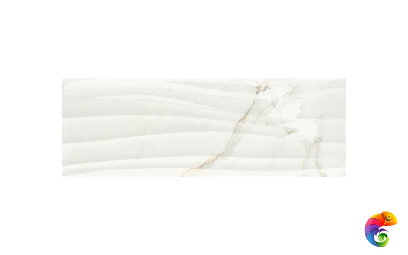 Керамическая плитка Love Ceramic Precious Calacatta Shape Gold 35х100 Pol Rett