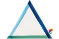 Керамическая плитка Petracers Triangolo Pennellato Azzurro-Blu-Verde 17x17
