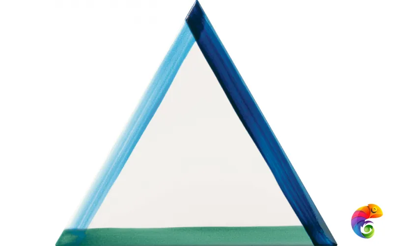 Керамическая плитка Petracers Triangolo Pennellato Azzurro-Blu-Verde 17x17