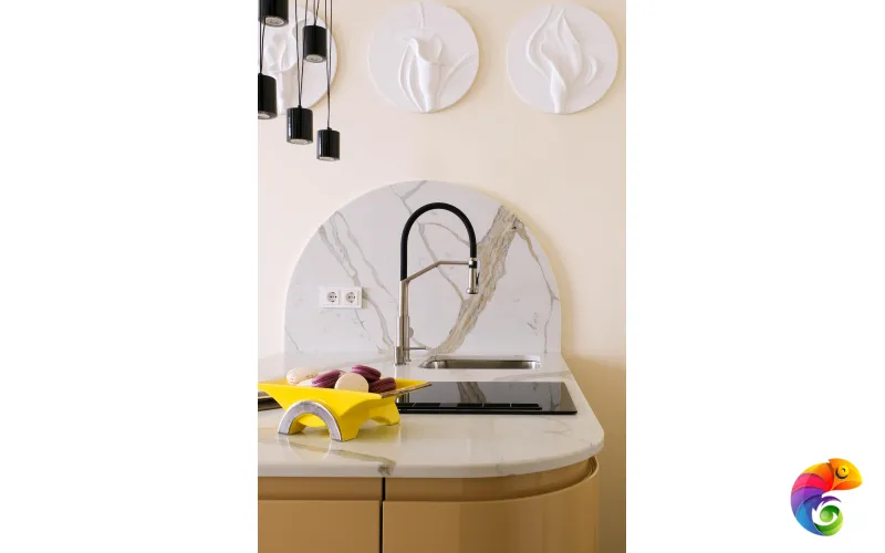 Керамогранит ART NATURA Ceramica Marmo Calacatta Porto Gold 60x120х0,9 Glossy