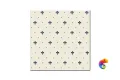 Керамическая плитка Petrachers Grand Elegance Giglio Blu Su Panna 20x20