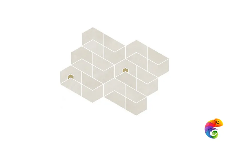Мозаика  Italon Continuum Polar Mosaico Jewel  31,1x38,2