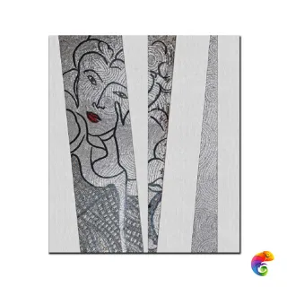 Стеклянное панно Sicis Vetrite Le Miroir 240x280