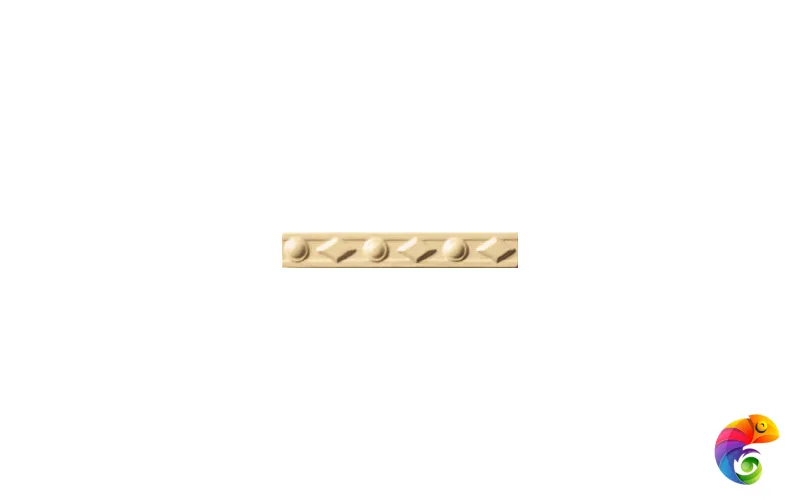 Бордюр Ceramiche Grazia Electa Diamantato Apricot Matt 3x20
