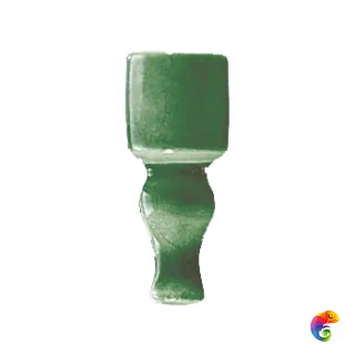 Вставка Ceramiche Grazia Epoque Angolo Finale Diamantato Bottle Craquele 2x6,5