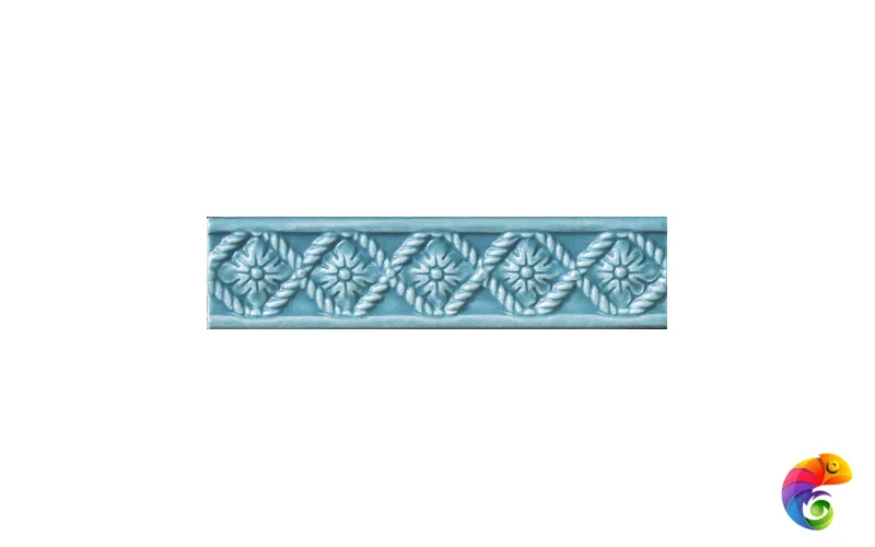 Бордюр Ceramiche Grazia Amarcord Igea Pavone Matt 5x20