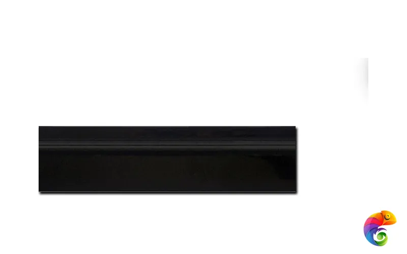 Бордюр Petrachers Gran Gala Battiscopa Nero 8x31,5
